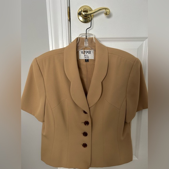 Kasper Suit Jacket with Scarf - Picture 3 of 4